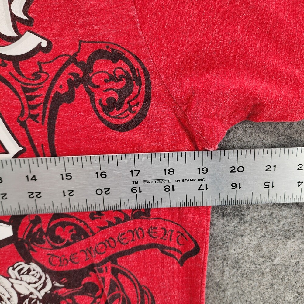 Hurley Shirt Mens Medium Short Sleeve Red Logo - Picture 4 of 5